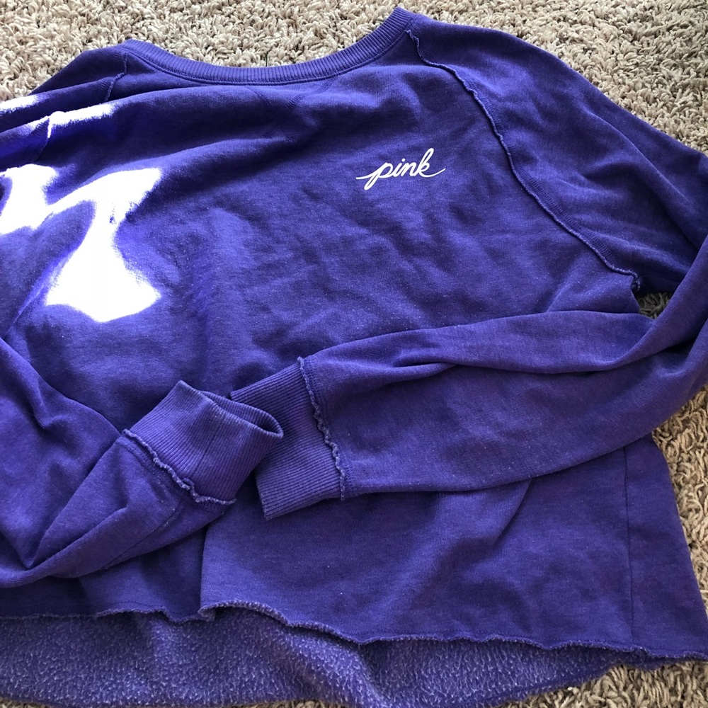 VS PINK purple crop top! SUPER comfy!!!